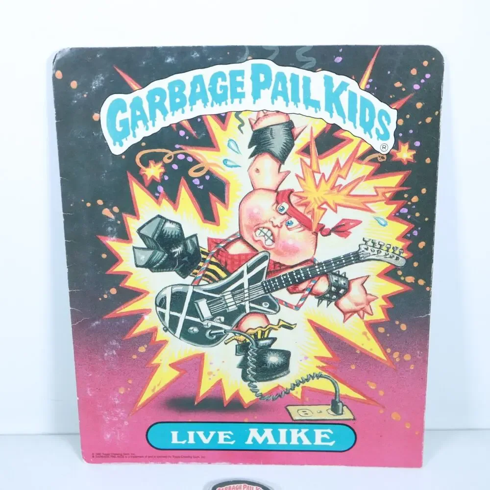 Vintage 1980s Garbage Pail Kids Stickers Lot of 110 Series 3 4 Folder Pin